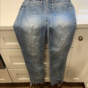GAP Women's Straight Leg Jeans in Light Blue